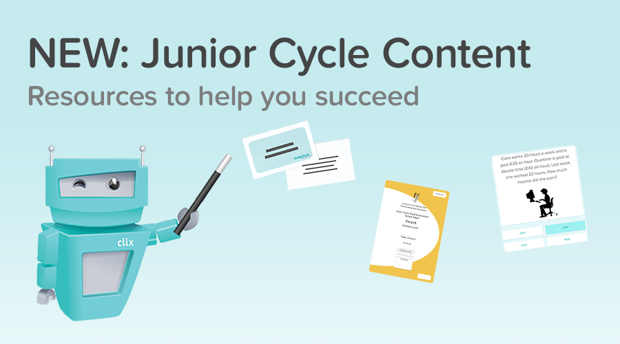 Banner of New Junior Cycle Content Alert!
