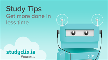 Thumbnail of Podcast: Tips for studying more in less time