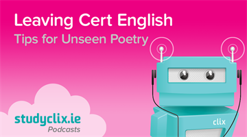 Thumbnail of Podcast: Tips for Unseen Poetry